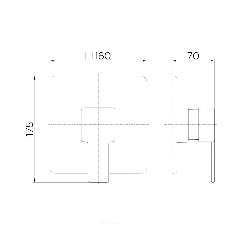 Encontraproduto.com.br - Acabamento Monocomando Para Chuveiro E Ducha Higiênica Alta Pressão 1/2 Edge - Docol