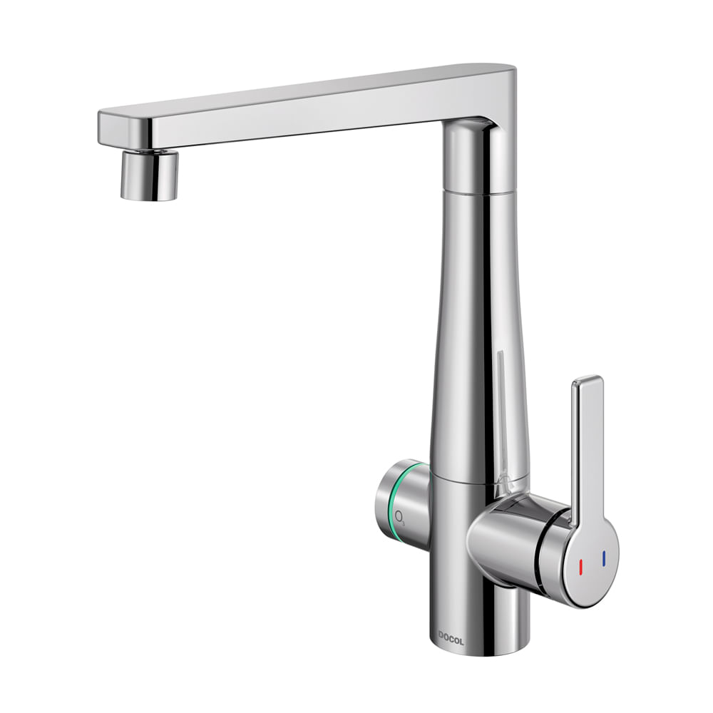 Encontraproduto.com.br - Monocomando Para Cozinhas Docol Ozonio  (5mca) Cromado - Docol