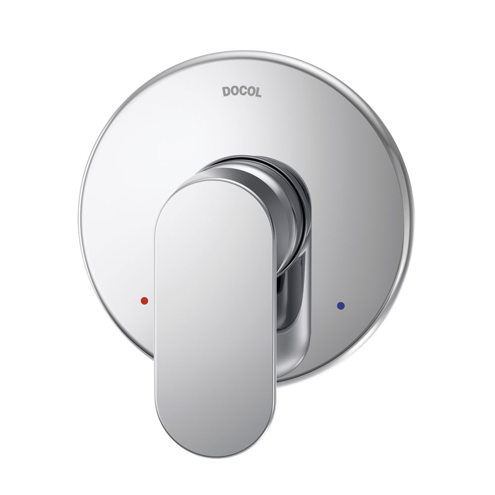 Acabamento Monocomando para Chuveiro e Ducha Higiênica Kaila Cromado - 00886806 - Docol