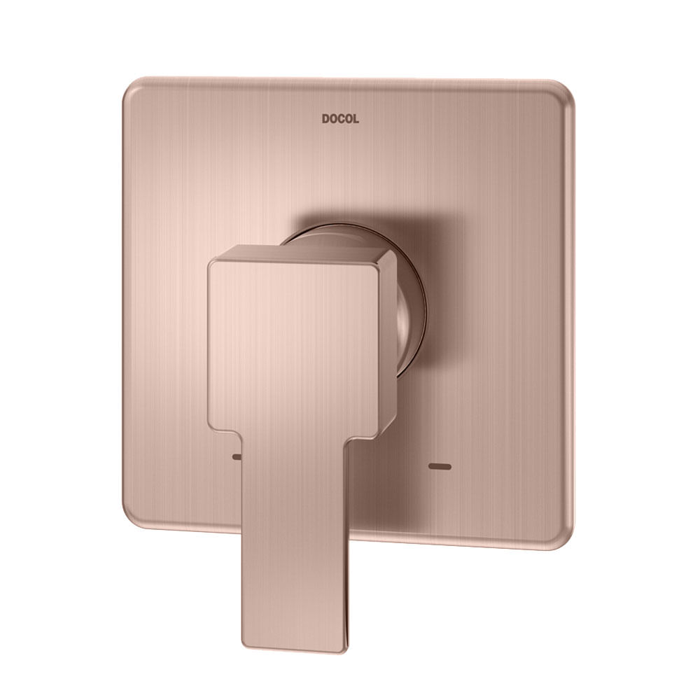 Encontraproduto.com.br - Acabamento Monocomando Ducha Higienica/ Chu 1/2 Cobre Escovado Edge - Docol