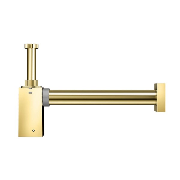 Encontraproduto.com.br - Sifão Lavatorio 7/8, 1.1/2 Docol Square Ouro Polido 00636043