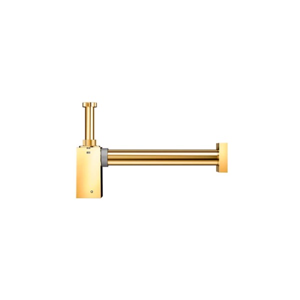 Encontraproduto.com.br - Sifão Lavatorio 7/8, 1.1/2 Docol Square Ouro Polido 00636043