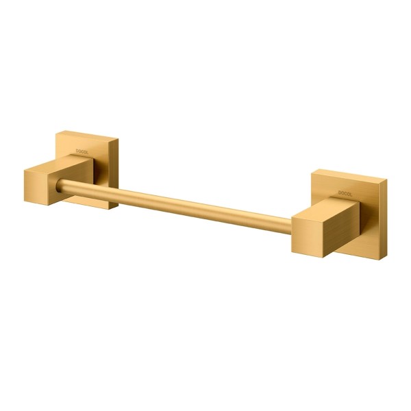 Porta Toalha de Rosto Square 00388472 Ouro Escovado Docol