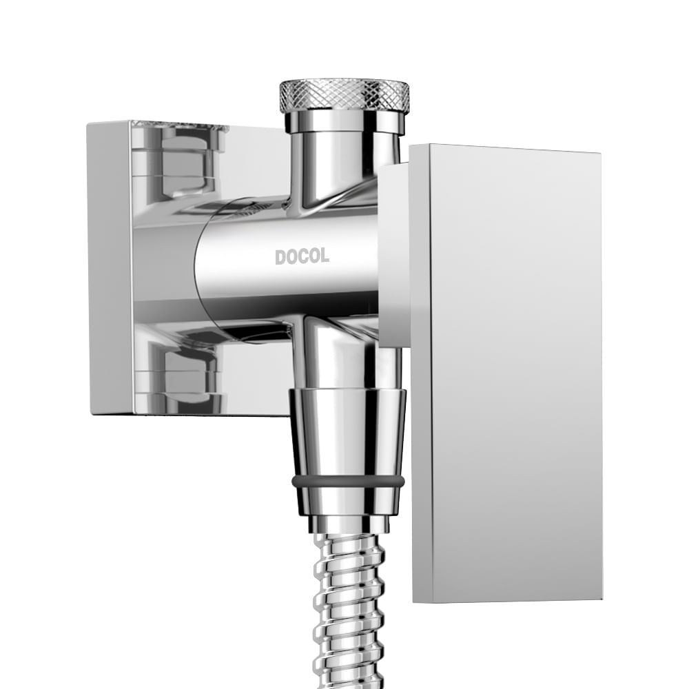 Encontraproduto.com.br - Ducha higiênica com registro e derivação New Edge - 00925606 - Docol
