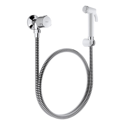 Encontraproduto.com.br - Ducha Higiênica com Registro e Gatilho Nova Riva Cromada Docol