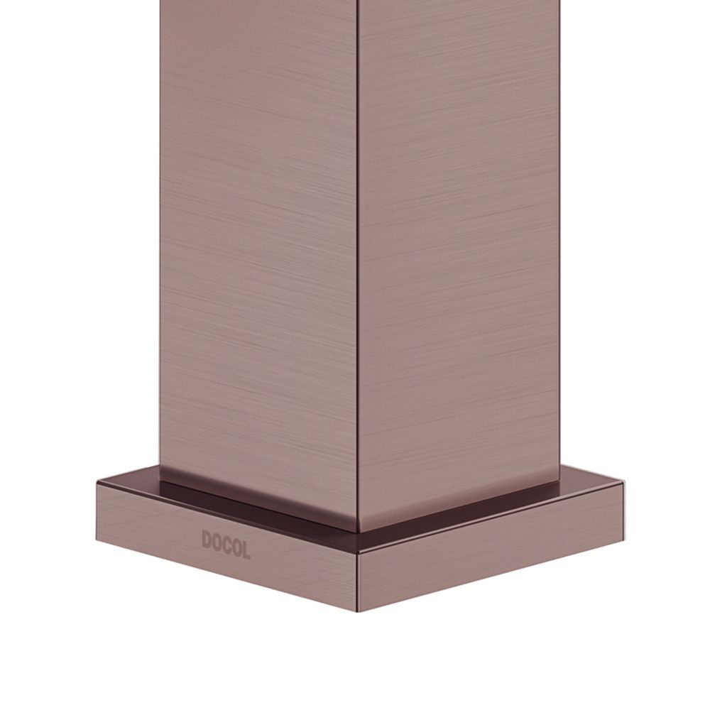 Encontraproduto.com.br - Monocomando Para Lavatório De Mesa New Edge Cobre  Escovado -  Docol