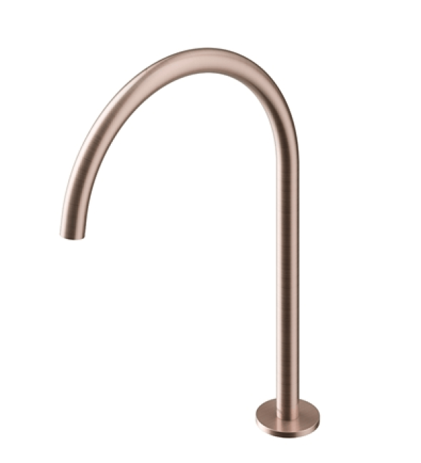 Encontraproduto.com.br - Bica para Banheiro de Mesa 360mm Mix&Match Cobre Escovado - 00926169 - Docol
