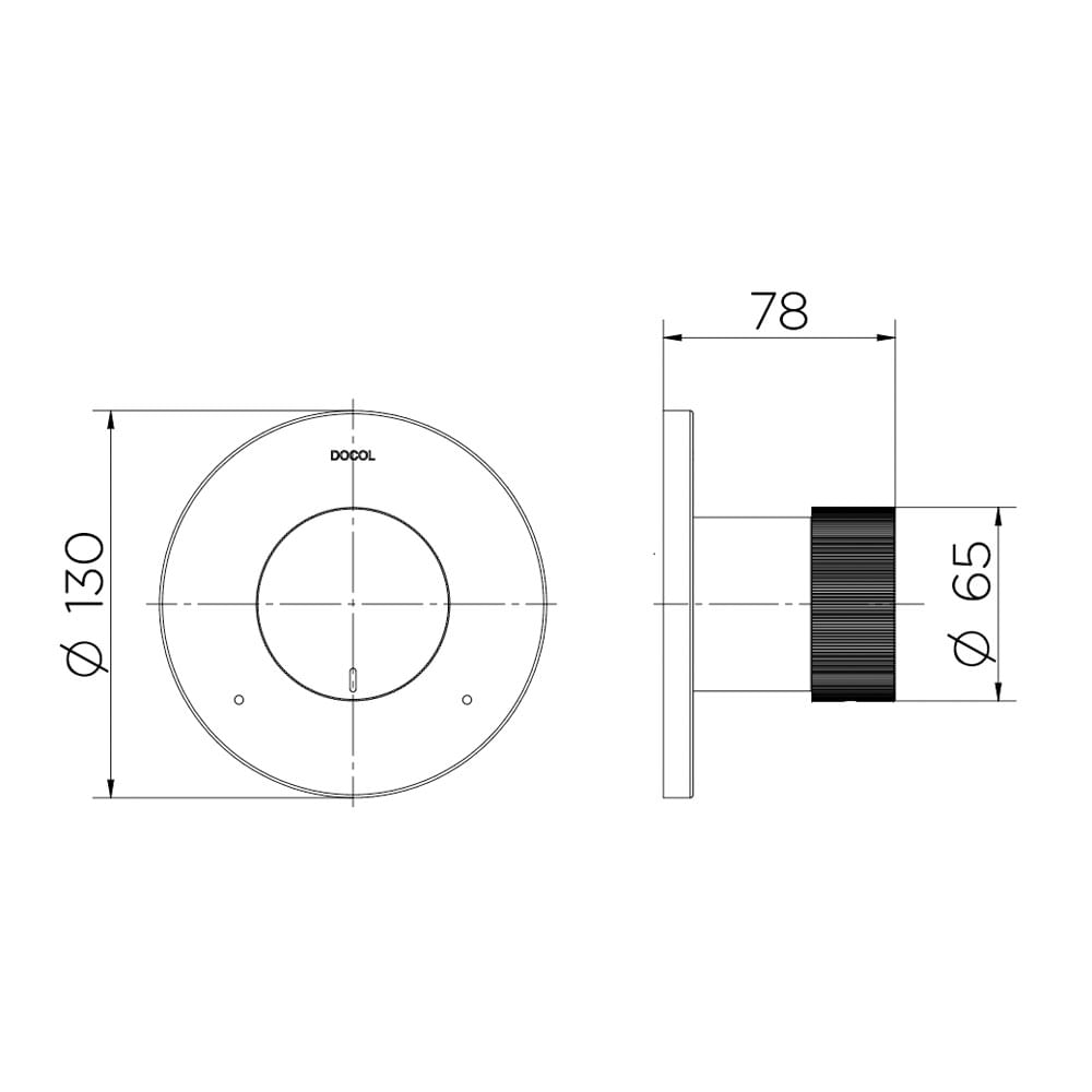 Encontraproduto.com.br - Acabamento Monocomando para Chuveiro Mix&Match Cromado - 00931306 - Docol