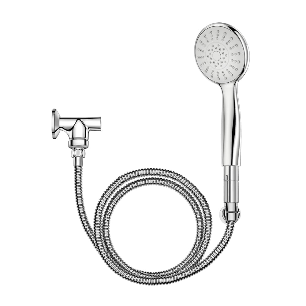 Encontraproduto.com.br - Ducha Manual Redonda para Chuveiro com Flexível de 1,8m Cromada - 00934106 - Docol