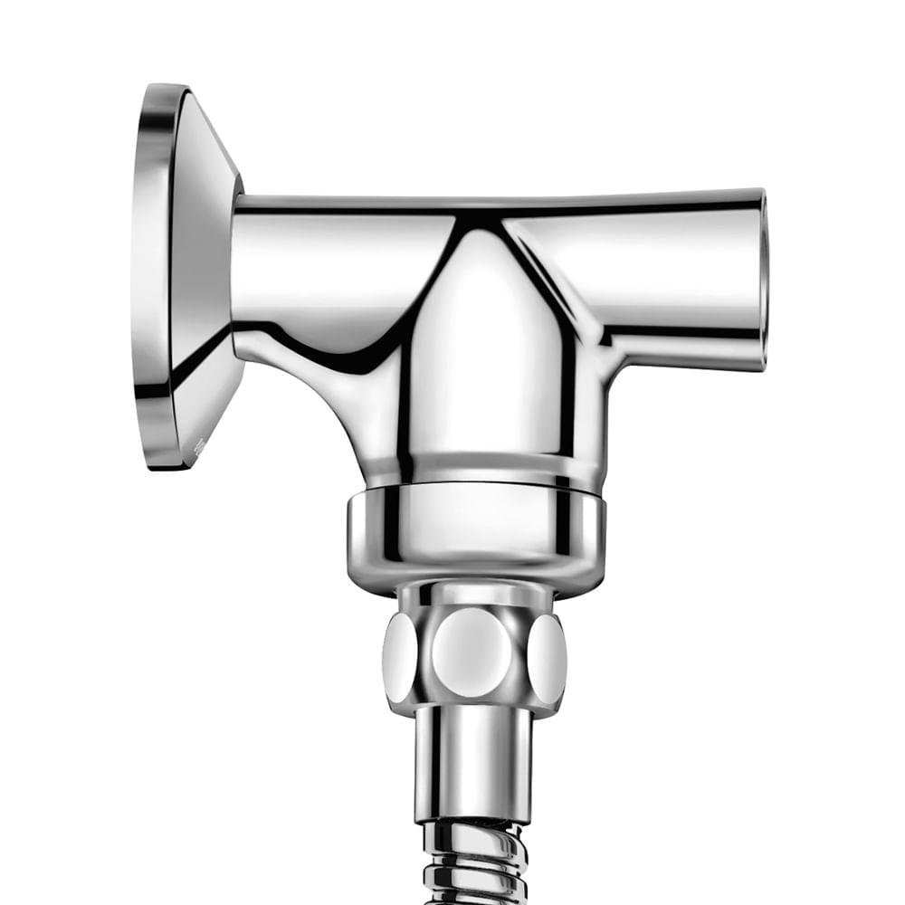 Encontraproduto.com.br - Ducha Manual Redonda para Chuveiro com Flexível de 1,8m Cromada - 00934106 - Docol