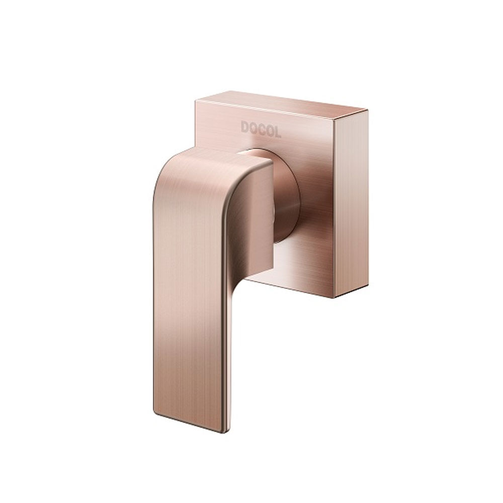 Encontraproduto.com.br - Acabamento para Registro 1/2pol 3/4pol e 1pol para Base Vougan Chroma Cobre Escovado - Docol - 00885369 - Unitário