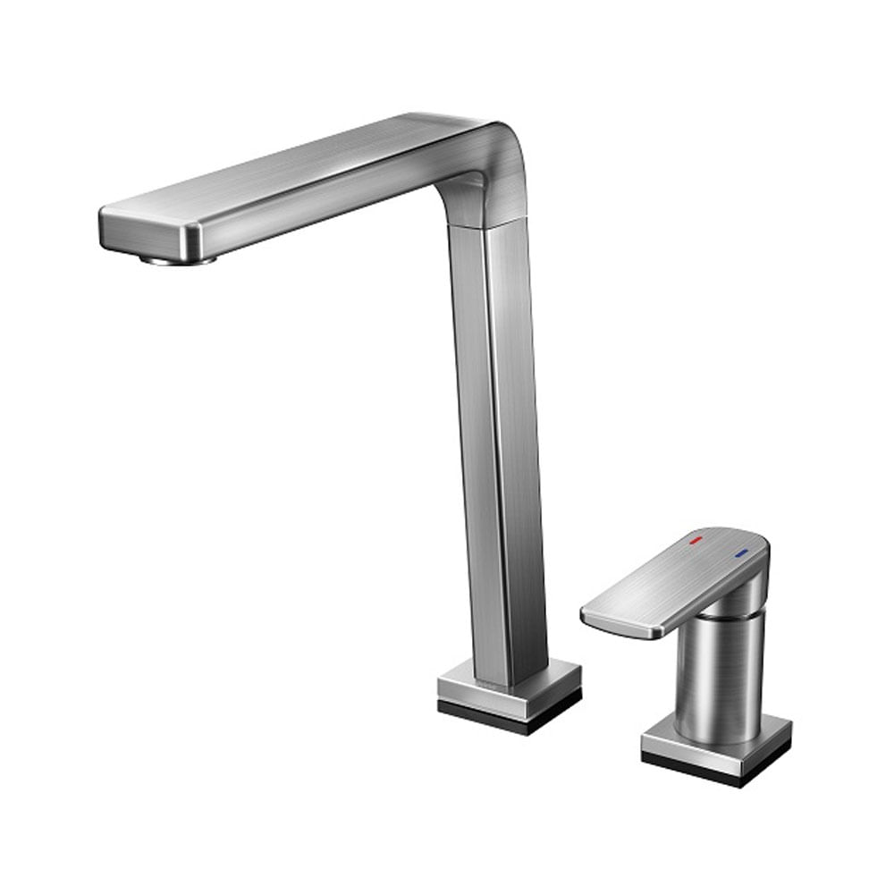 Misturador Monocomando para Cozinha Mesa Bistrô Tech sem Ducha Manual Grafite Escovado - 00699570 - Docol