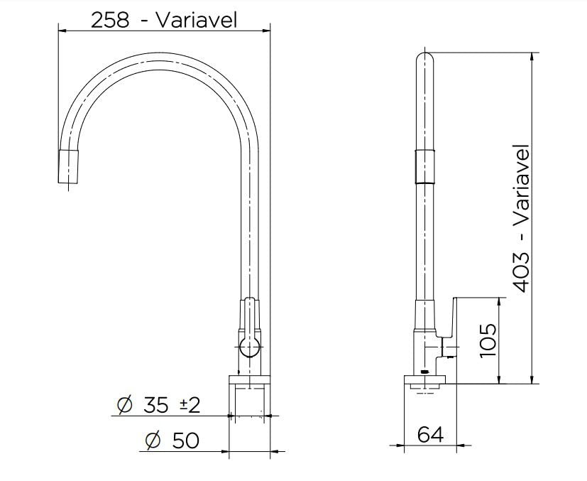 Encontraproduto.com.br - Torneira Docol Galiflex 966963 de Bancada Cinza