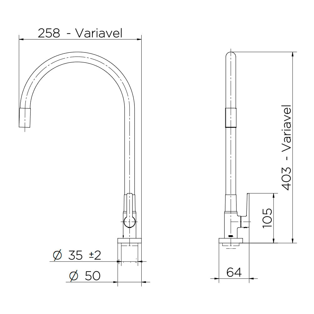 Encontraproduto.com.br - Torneira Docol Galiflex 966963 de Bancada Cinza