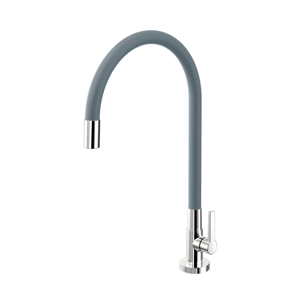 Encontraproduto.com.br - Torneira Docol Galiflex 966963 de Bancada Cinza