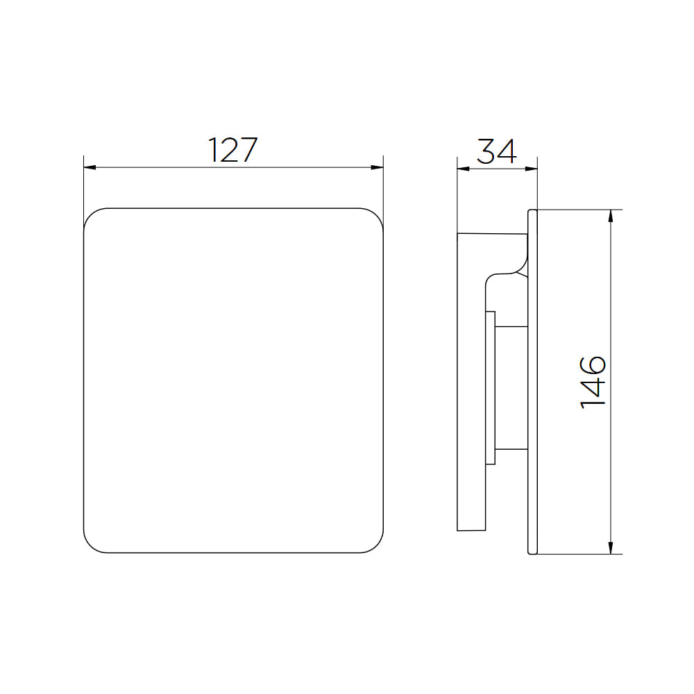 Encontraproduto.com.br - Acabamento para Válvula de Descarga Docol Flat 931730 Cobre Polido