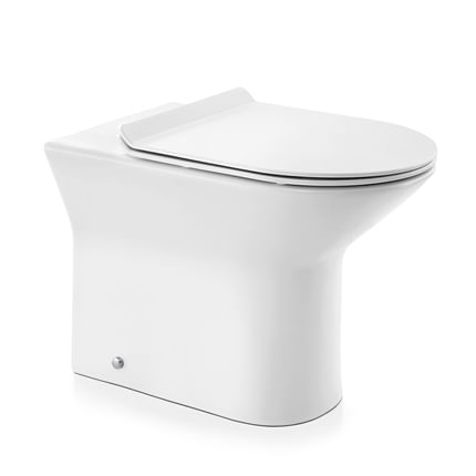 Bacia Convencional Lift+ Assento  Branco+ Acessórios Fixação Cromado - Docol Louças