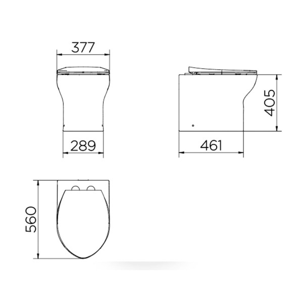Encontraproduto.com.br - Vaso Sanitário Convencional Loggica Branco Docol