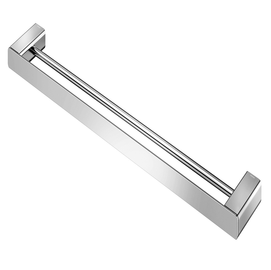 Encontraproduto.com.br - Porta Toalha Bastao Duplo Docolflat Chrome - Docol
