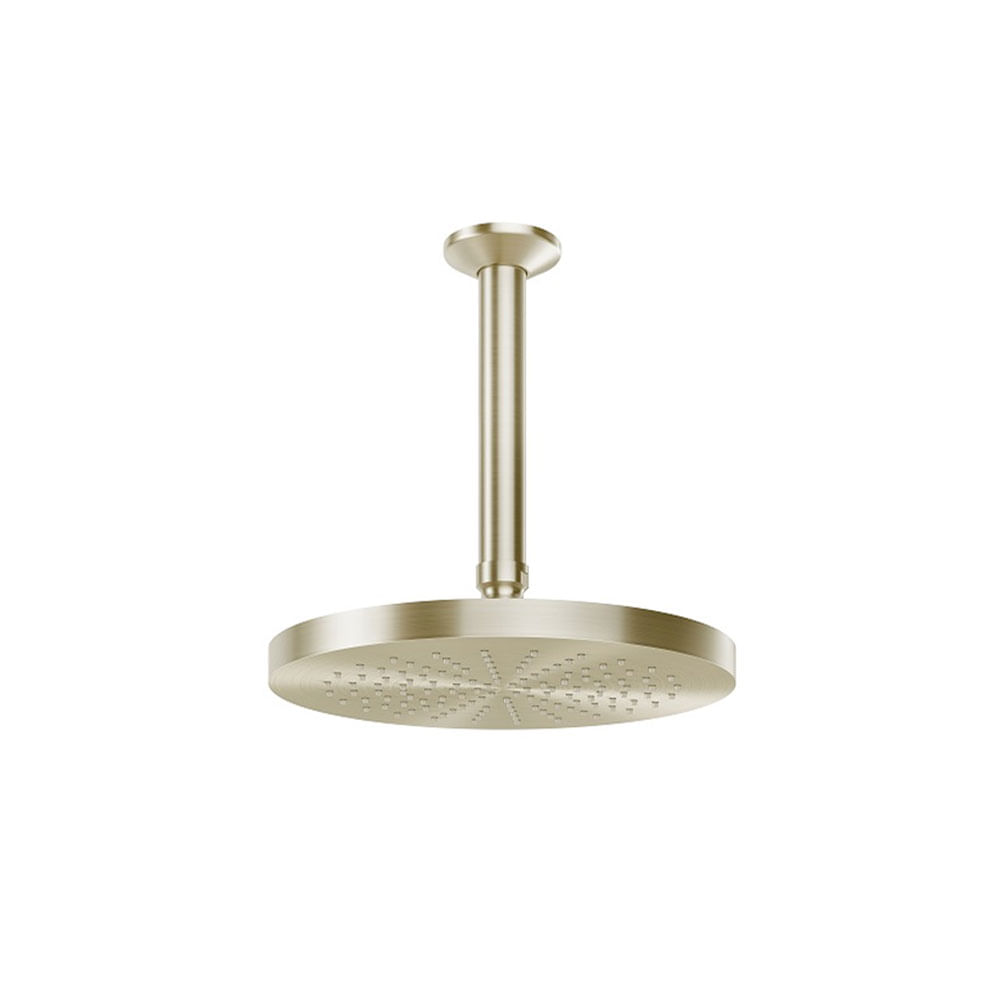 Chuveiro de Teto Éden R200 Redondo Níquel Escovado 20cm - 00909344 - Docol