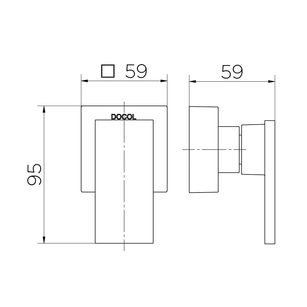Encontraproduto.com.br - Acabamento para Registro Docol New Edge 925748 DocolBase 1/2