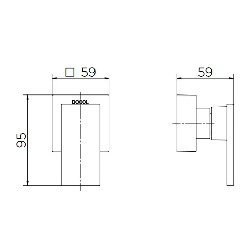 Encontraproduto.com.br - Acabamento para Registro Docol New Edge 925748 DocolBase 1/2