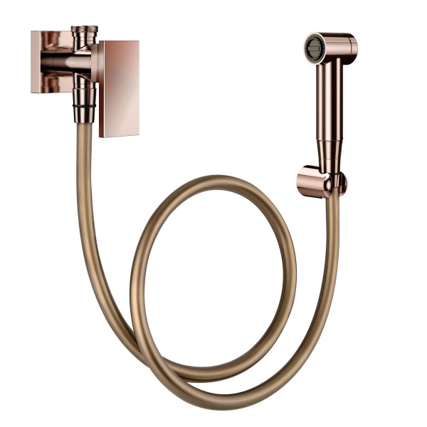 Encontraproduto.com.br - Ducha Higiênica Docol New Edge 925630 com Registro e Derivação Cobre Polido