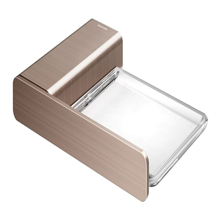 Encontraproduto.com.br - Saboneteira Docol Flat cobre escovado - 01013869 - Docol
