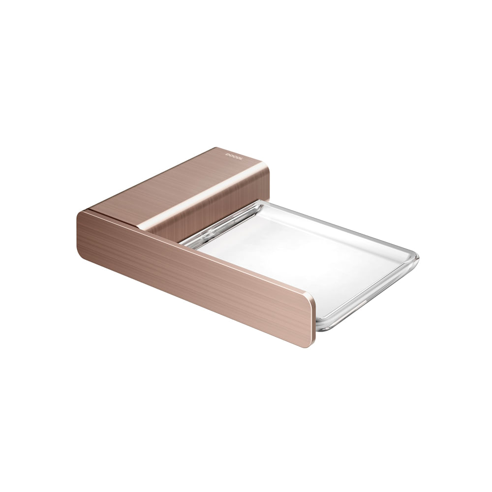 Encontraproduto.com.br - Saboneteira Docol Flat cobre escovado - 01013869 - Docol
