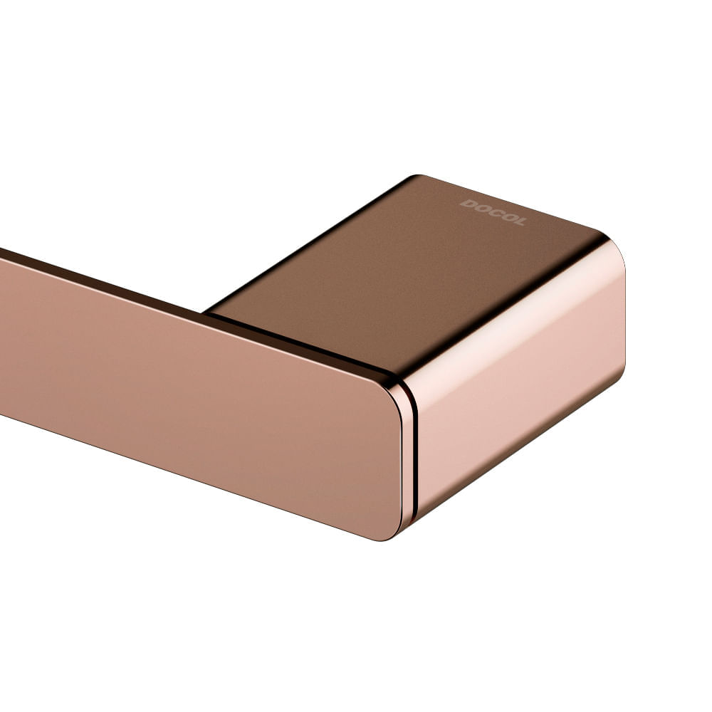 Encontraproduto.com.br - Porta Toalha Docol Flat Bastão Cobre Polido - Docol