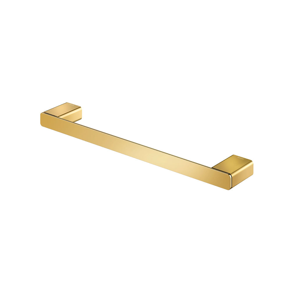 Encontraproduto.com.br - Porta-toalhas de Rosto DocolFlat 300mm Ouro Polido Docol