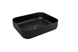 Cuba Quadrada De Apoio Rt2 Retangular Onix 500x400x130mm - Docol