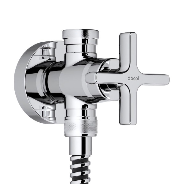 Encontraproduto.com.br - Ducha Higiênica Invicta com Registro e Derivação - Docol