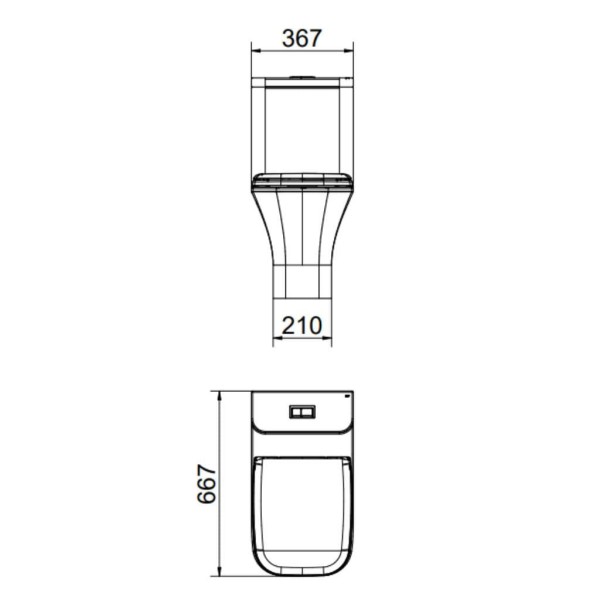 Encontraproduto.com.br - Kit Bacia Com Caixa 6l Gali Branco Retangular Docol