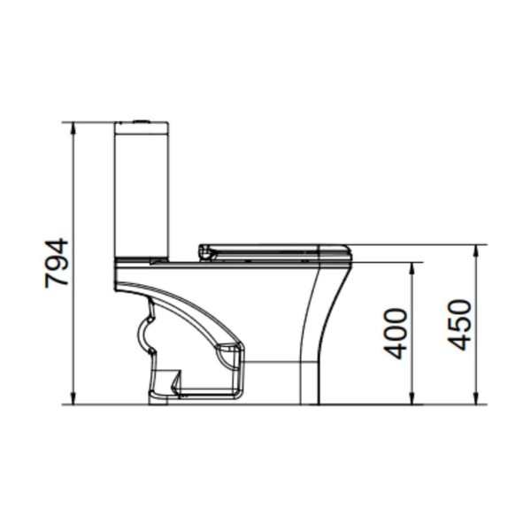 Encontraproduto.com.br - Kit Bacia Com Caixa 6l Gali Branco Retangular Docol