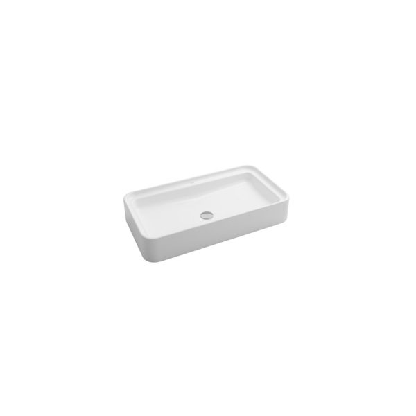 Encontraproduto.com.br - Cuba De Apoio Retangular Rt14  750x400x140mm White - Docol Louças