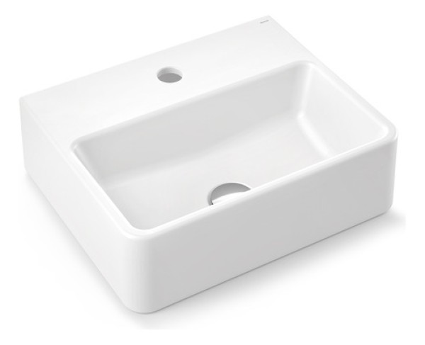 Encontraproduto.com.br - Lavatorio Suspenso Retangular Com Mesa Rt17 40 33 12 Docol