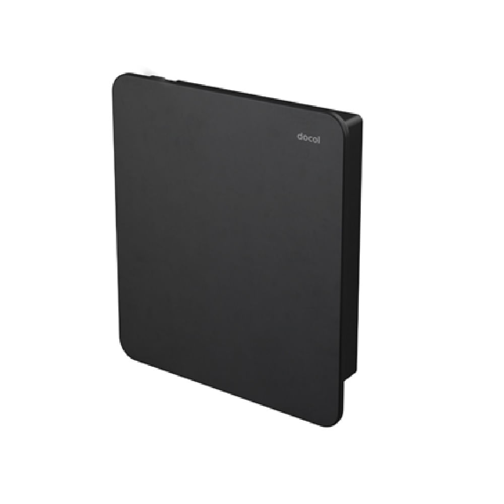 Encontraproduto.com.br - Acabamento para Válvula de Descarga Docol Flat 9317CE Ônix