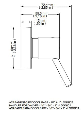 Encontraproduto.com.br - Acabamento para Registro Base 1/2