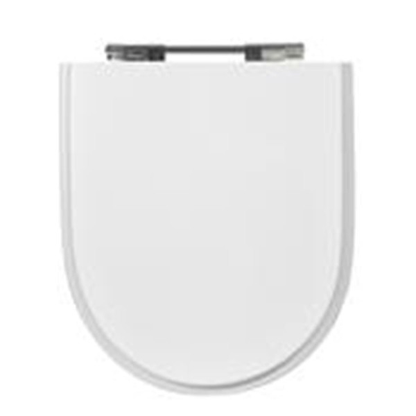 Encontraproduto.com.br - Assento Sanitário Sicmol Riviera Nexo Smart em MDF Branco Cromado