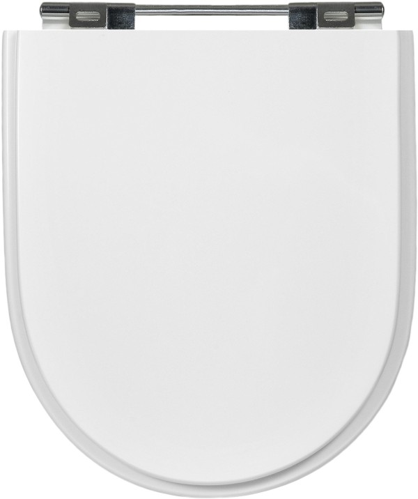 Encontraproduto.com.br - Assento Sanitário Sicmol Riviera Nexo Smart em MDF Branco Cromado