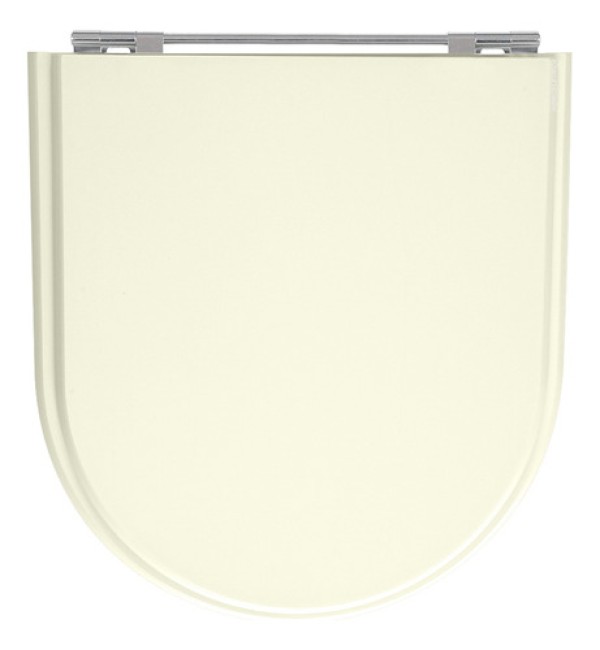 Encontraproduto.com.br - Assento sanitário calypso em mdf laqueado biscuit - tomdo