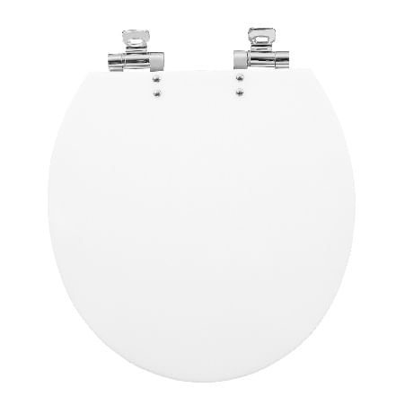 Assento Sanitário Convencional em Poliester Soft Close Privilege Branco Sicmol