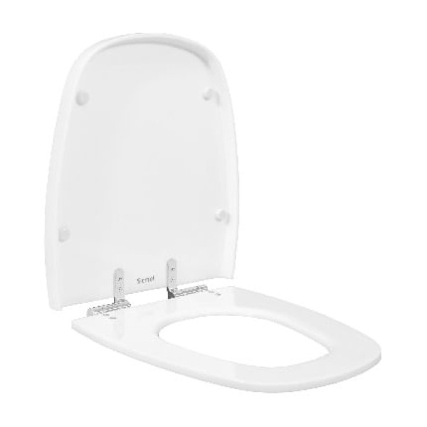 Encontraproduto.com.br - Assento Sanitário em Poliester Soft Close Monte Carlo Privilege Branco Sicmol