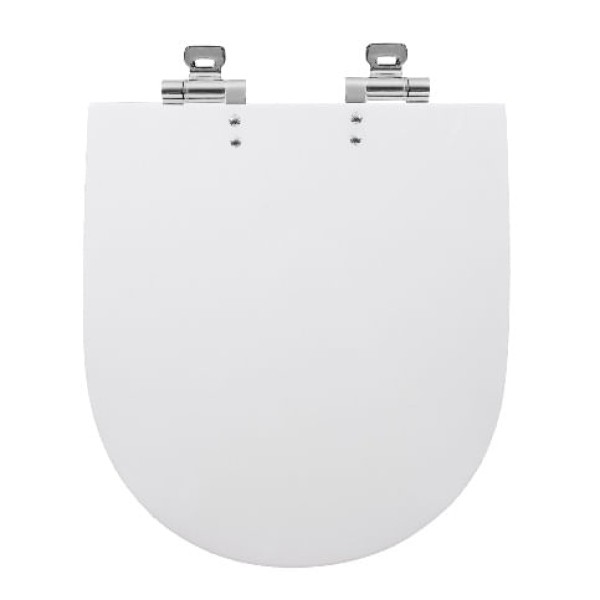 Encontraproduto.com.br - Assento Sanitário em Poliester Soft Close Riv/Smart/Nexo/Neo Privilege Branco Sicmol