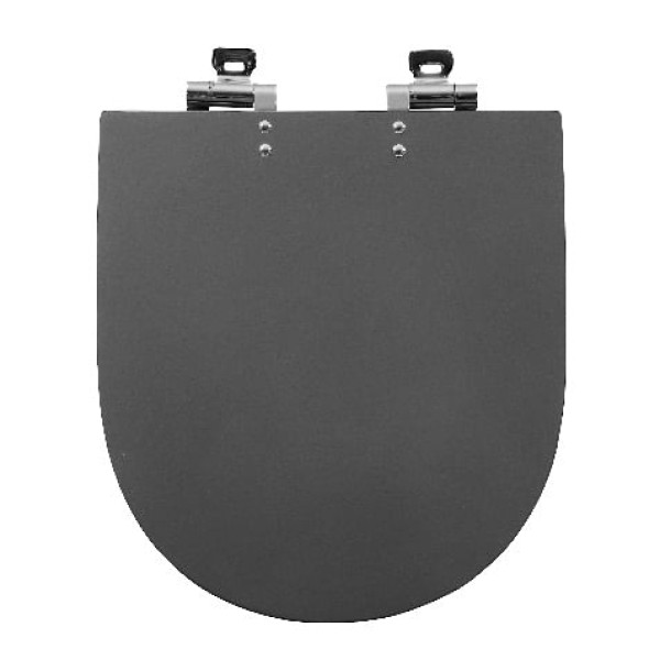 Encontraproduto.com.br - Assento Sanitário em Poliester Soft Close Riv/Smart/Nexo/Neo Sofisticato Noite Noir Sicmol