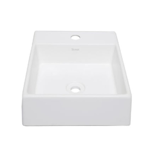 Encontraproduto.com.br - Cuba apoio sintetica retangular pallas 320x360x110mm branco Sicmol