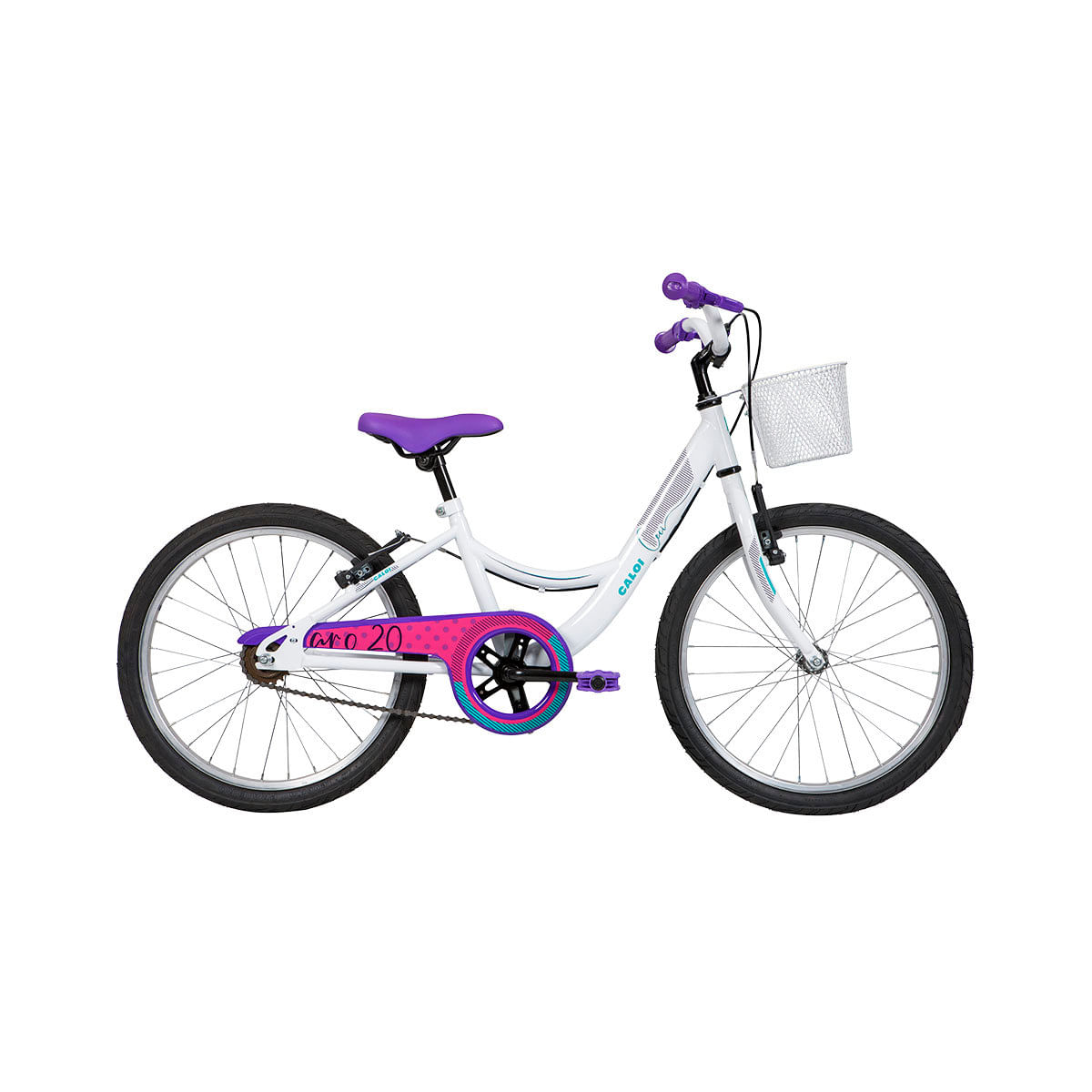 Encontraproduto.com.br - Bicicleta Infantil Aro 20 Caloi Ceci  Branca