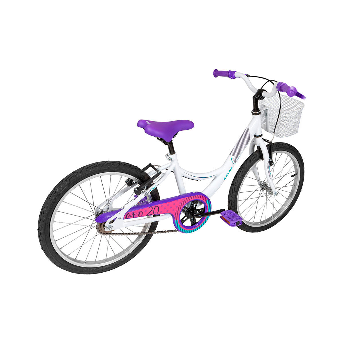 Encontraproduto.com.br - Bicicleta Infantil Aro 20 Caloi Ceci  Branca