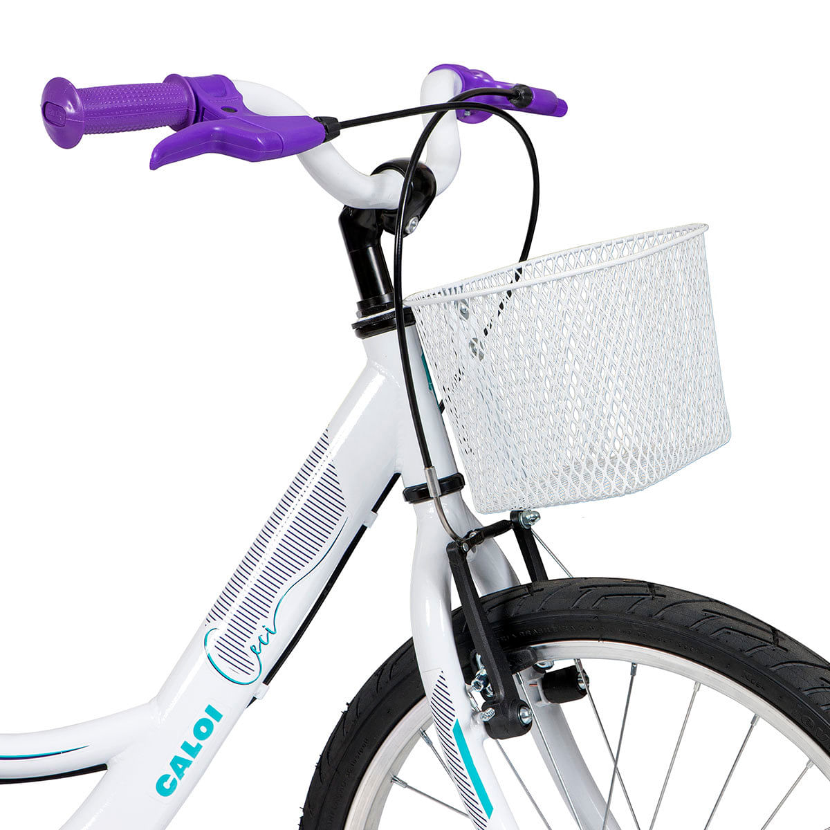 Encontraproduto.com.br - Bicicleta Infantil Aro 20 Caloi Ceci  Branca